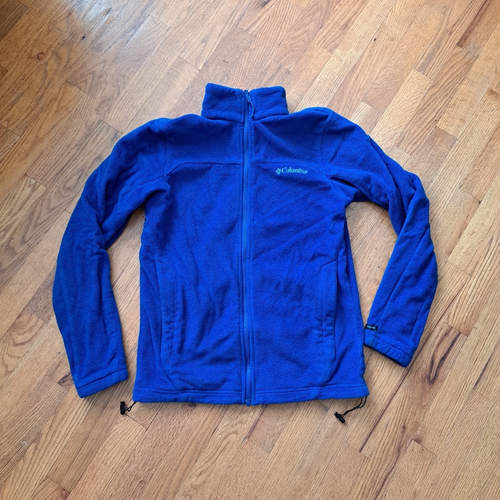 Columbia Men's Interchange Fleece Blue Jacket Sz S - Picture 2 of 10
